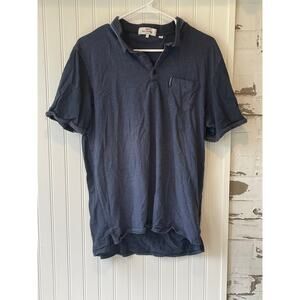 Ben Sherman navy short sleeve polo shirt size XL